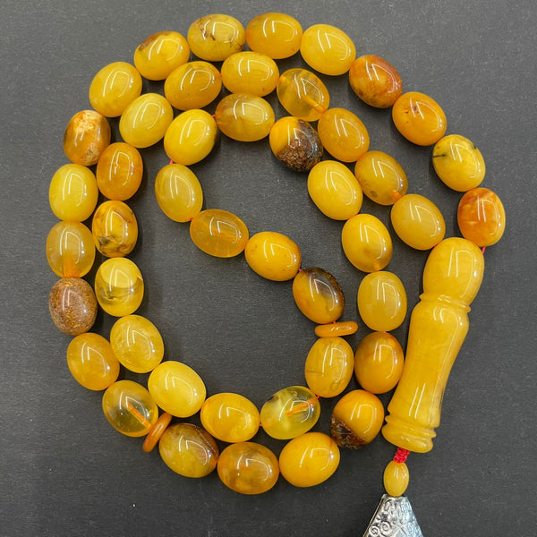 ANTIQUE AMBER ROSARY 10,7x13,7mm [0103663]