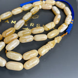 Natural Royal White Amber Misbaha Tasbih 33 Beads | 8x17mm | 27g