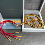 مسبحة صلاة إسلامية بلون العنبر الليموني، 6 × 12 مم، 14.9 غرام