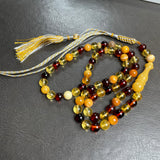 Mackintosh Amber Misbaha Islamic Prayer Beads 7.5mm 19.5g