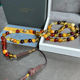 Mackintosh Amber Misbaha Islamic Prayer Beads 7.5mm 19g