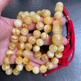 Handmade Amber Misbaha Tasbih Islamic Prayer Beads 12.4mm 64g