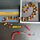Mackintosh Amber Misbaha Islamic Prayer Beads 5.8mm 12g