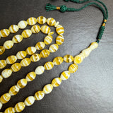 Honey White Pressed Amber Style Misbaha Tasbih 59g | 10x13mm | 66