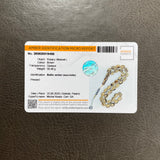 Handmade Honey Dark Amber Misbaha 12x15mm 58.48g 33 beads LAB certificate