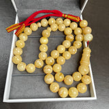 Natural Amber Misbaha Tasbih 45 Prayer Beads 13mm 74g