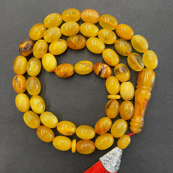 ANTIQUE AMBER ROSARY 9,7x13,3mm  [0103650]