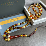 Mackintosh Amber Misbaha Islamic Prayer Beads 5.8mm 12g