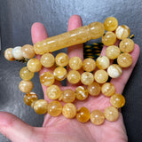Natural Amber Misbaha Tasbih Islamic Prayer Beads 14mm 70g