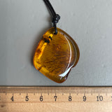 قلادة عتيقة من الكهرمان الطبيعي، مصنوعة في الاتحاد الأوروبي، حجر كريم من بحر البلطيق، 7.5 غرام، هدية