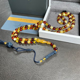 Mackintosh Amber Misbaha Islamic Prayer Beads 5.9mm 12g