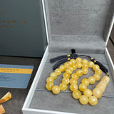Natural Amber Misbaha Tasbih 33 Prayer Beads 11mm 30.5g