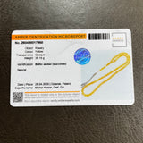 Honey Amber Misbaha Tasbih 66 Beads 8x10mm 38.1g Lab certificate