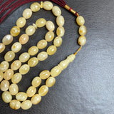 Natural Amber Misbaha Tasbih 45 Prayer Beads 9.5x12mm 34.5g