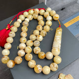 Oreo Amber Misbaha Tasbih Prayer Beads 12mm 62.4g