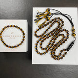 Black Diamond Amber Misbaha 6.5mm 21g and GIFT bracelet