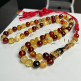 Mackintosh Amber Misbaha Islamic Prayer Beads 7mm 15g