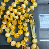 Honey Amber Misbaha 57 Beads 13mm 87.9g LAB certificate