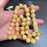 Vintage Natural Amber Misbaha Tasbih Islamic Prayer Beads 12mm 41.8g