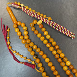 The One Million Antiq Amber Misbaha Tasbih Islamic 100 Beads 10.5mm 79.6g