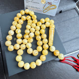 Honey Amber Misbaha 57 Beads 12mm 74.9g LAB certificate