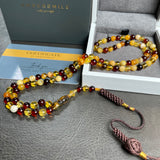 Mackintosh Amber Misbaha Islamic Prayer Beads 5.6mm 11.5g