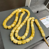 Honey Amber Misbaha Tasbih 66 Beads 8x10mm 38.1g Lab certificate