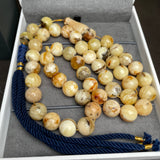 Oreo Amber Misbaha Tasbih Prayer Beads 12mm 60g