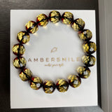 Black Diamond Amber Misbaha 10mm 30.5g and GIFT bracelet