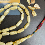 Natural Royal White Amber Misbaha Tasbih 33 Beads | 8x19mm | 31g