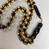 Black Diamond Amber Misbaha 10mm 30.5g and GIFT bracelet