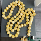 Honey Amber Misbaha 66 Beads 11mm 64.2g LAB certificate