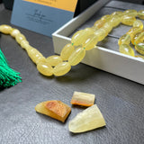 Premium Handmade Amber Tasbih Misbaha Islamic Prayer Beads 9mm x 16mm 36g