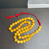 Antiq Pressed Amber Style Misbaha Tasbih 28.5g | 10mm | 45 beads