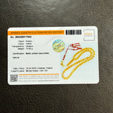 Honey Amber Misbaha 57 Beads 12mm 74.9g LAB certificate