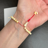 WHITE BRACELET MISBAHA 6,5mm 5,4g