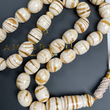 White Kahraman Misbaha Tasbih | 60g | 12.5×15mm |