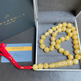 Poland Amber Misbaha Tasbih Islamic Prayer Beads 14mm 70.5g