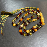 Mackintosh Amber Misbaha Islamic Prayer Beads 7.8mm 19.5g