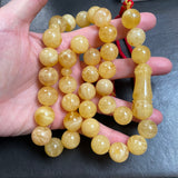 Poland Amber Misbaha Tasbih Islamic Prayer Beads 14.7mm 78.5g