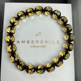 Black Diamond Amber Misbaha 10mm 30.5g and GIFT bracelet