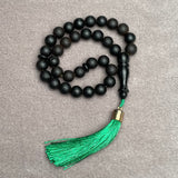 Baltic Amber Islamic black Tasbih Misbaha Rosary 33 Prayer Beads 8mm 11,7g