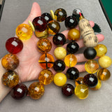 Mackintosh Amber Misbaha Islamic Prayer Beads 27,1mm 351g