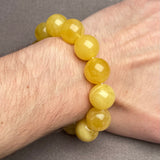 سوار من الكهرمان الأصفر، 15.5 مم، 25.4 غرام