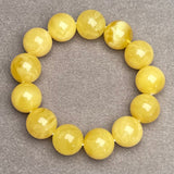 سوار من الكهرمان الأصفر، 15.4 مم، 24.9 غرام