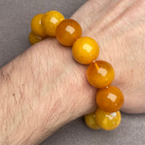 ANTIQUE AMBER BRACELET 15,6mm 27g