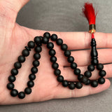 Baltic Amber Islamic black Tasbih Misbaha Rosary 33 Prayer Beads 7,8mm 14,3g