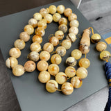 Oreo Amber Misbaha Tasbih Prayer Beads 12mm 60g