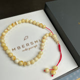 WHITE BRACELET MISBAHA 6,5mm 5,4g