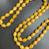 Antiq Pressed Amber Style Misbaha Tasbih 40g | 8x12mm | 66 beads